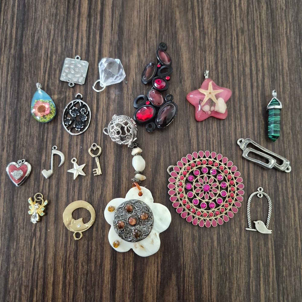 Elegant Multi-Color Charm Set